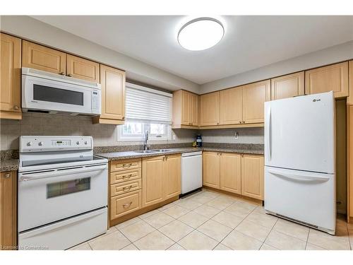 2031 Headon Forest Drive, Burlington, ON - Indoor Photo Showing Kitchen With Double Sink