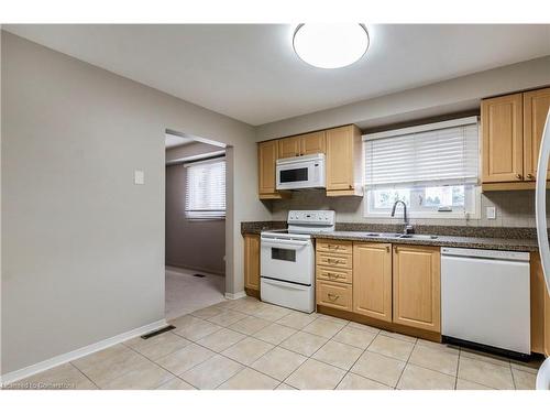 2031 Headon Forest Drive, Burlington, ON - Indoor Photo Showing Kitchen With Double Sink