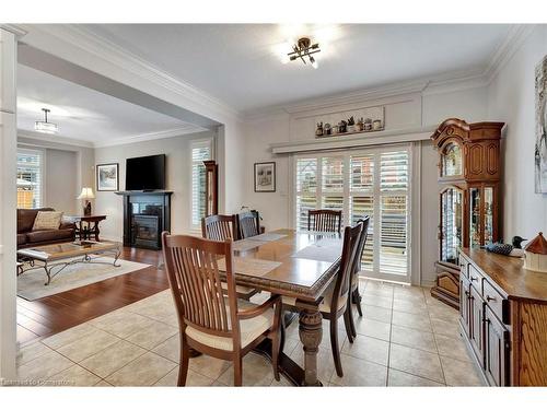 4070 Stadelbauer Drive, Beamsville, ON - Indoor Photo Showing Dining Room With Fireplace