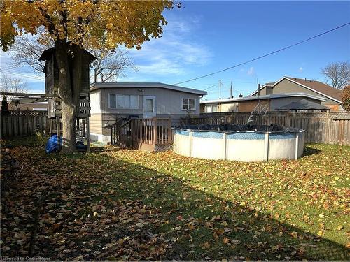 69 Ronaldshay Avenue, Hamilton, ON - Outdoor With Above Ground Pool