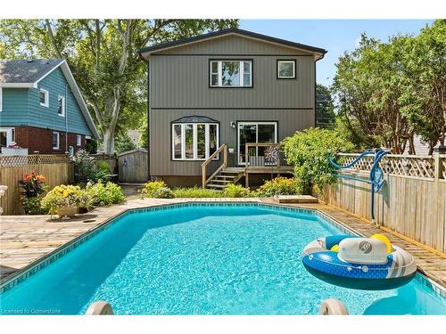 369 Queenston Street, St. Catharines, ON - Outdoor With In Ground Pool With Deck Patio Veranda