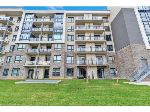 212-101 Shoreview Place, Stoney Creek, ON - Outdoor With Balcony With Facade