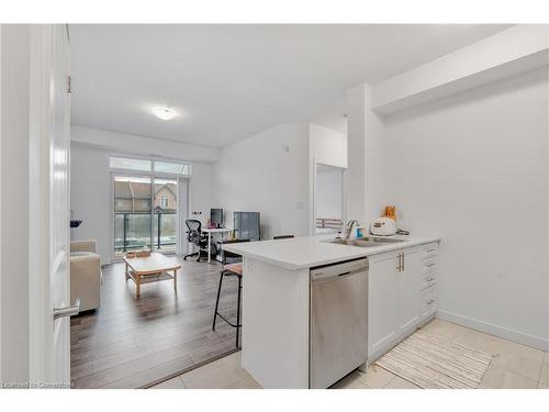 212-101 Shoreview Place, Stoney Creek, ON - Indoor Photo Showing Kitchen With Double Sink