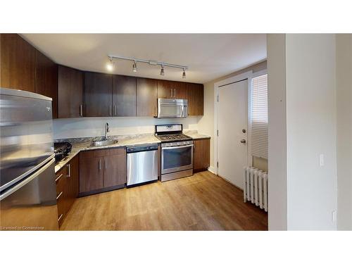 7-4 Ottawa Street N, Hamilton, ON - Indoor Photo Showing Kitchen With Stainless Steel Kitchen