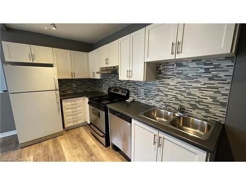 3-468 Main Street E, Hamilton, ON - Indoor Photo Showing Kitchen With Stainless Steel Kitchen With Double Sink