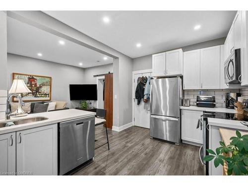 191 Wentworth Street S, Hamilton, ON - Indoor Photo Showing Kitchen With Double Sink