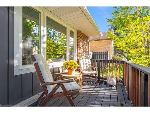 8 Desjardins Avenue, Dundas, ON - Outdoor With Deck Patio Veranda With Exterior