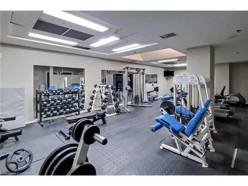 608-135 James Street, Hamilton, ON - Indoor Photo Showing Gym Room