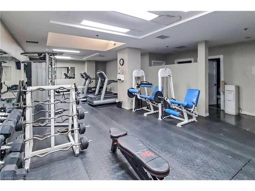 608-135 James Street, Hamilton, ON - Indoor Photo Showing Gym Room