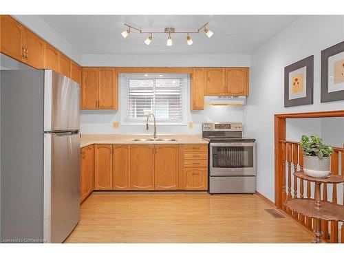 399 Rexford Drive, Hamilton, ON - Indoor Photo Showing Kitchen With Double Sink