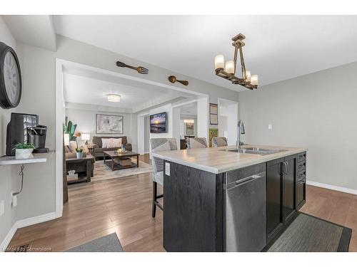 182 Binhaven Boulevard Boulevard, Binbrook, ON - Indoor Photo Showing Kitchen With Double Sink