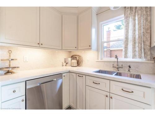 94 Queensdale Avenue E, Hamilton, ON - Indoor Photo Showing Kitchen With Double Sink