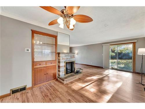 113 Green Road, Hamilton, ON - Indoor Photo Showing Living Room With Fireplace