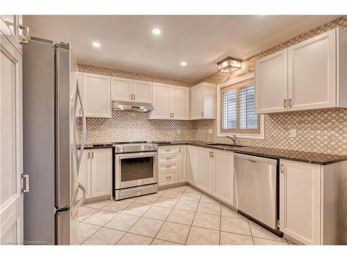 146 Kitty Murray Lane, Ancaster, ON - Indoor Photo Showing Kitchen With Stainless Steel Kitchen With Upgraded Kitchen