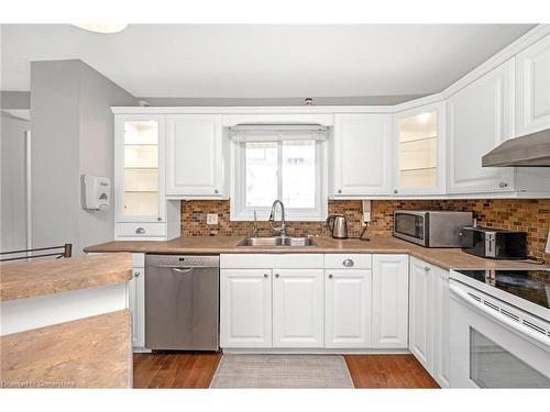 57 Tunis Street, St. Catharines, ON - Indoor Photo Showing Kitchen With Double Sink