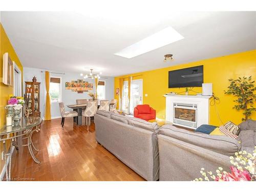 57 Tunis Street, St. Catharines, ON - Indoor Photo Showing Living Room With Fireplace