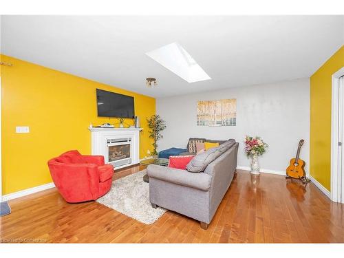 57 Tunis Street, St. Catharines, ON - Indoor Photo Showing Living Room With Fireplace