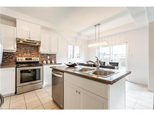 71 Chamomile Drive, Hamilton, ON - Indoor Photo Showing Kitchen With Double Sink