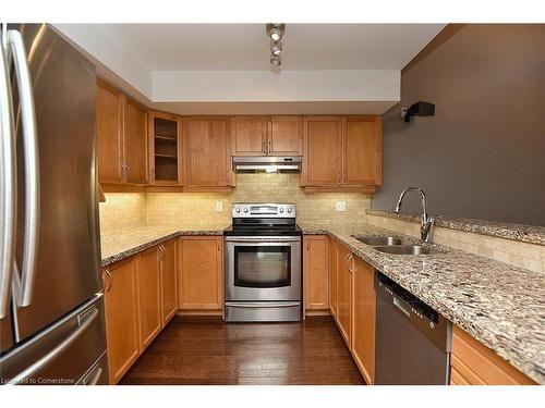 11-25 Hamilton Street South Street, Waterdown, ON - Indoor Photo Showing Kitchen With Double Sink