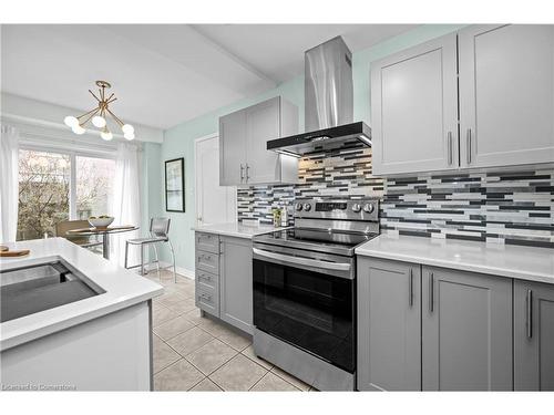 2237 Braeswood Lane, Burlington, ON - Indoor Photo Showing Kitchen With Upgraded Kitchen