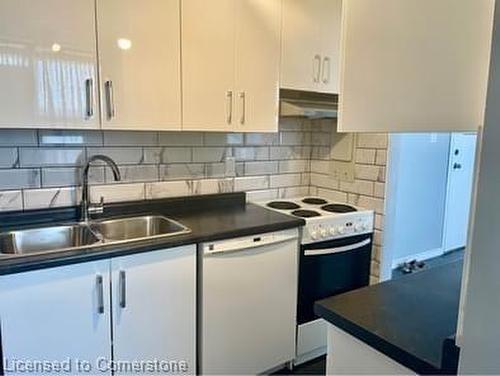 910-15 Nicklaus Drive, Hamilton, ON - Indoor Photo Showing Kitchen With Double Sink