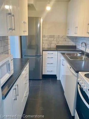 910-15 Nicklaus Drive, Hamilton, ON - Indoor Photo Showing Kitchen With Double Sink