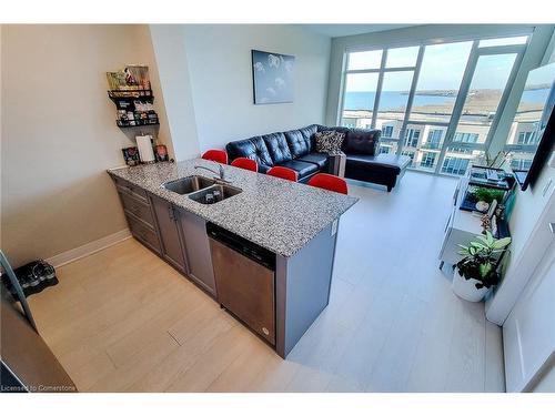 810-16 Concord Place, Grimsby, ON - Indoor Photo Showing Kitchen With Double Sink