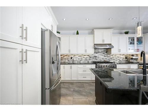 30 Ascoli Drive, Hamilton, ON - Indoor Photo Showing Kitchen With Double Sink With Upgraded Kitchen