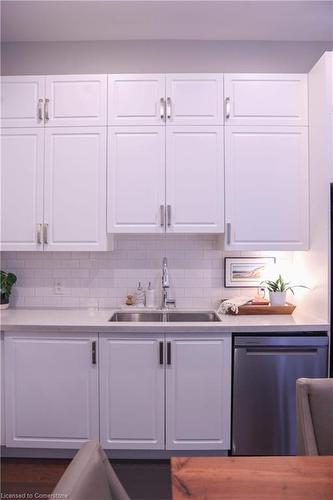 101A-85 Morrell Street, Brantford, ON - Indoor Photo Showing Kitchen With Double Sink