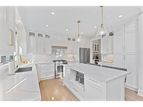 308 Appleby Line, Burlington, ON - Indoor Photo Showing Kitchen With Stainless Steel Kitchen With Upgraded Kitchen