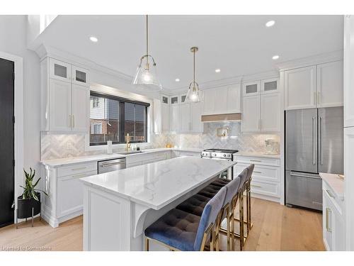 308 Appleby Line, Burlington, ON - Indoor Photo Showing Kitchen With Stainless Steel Kitchen With Upgraded Kitchen