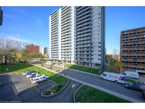 303-150 Charlton Avenue E, Hamilton, ON - Outdoor With Balcony With Facade