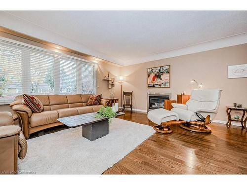 957 Sanford Drive, Burlington, ON - Indoor Photo Showing Living Room With Fireplace