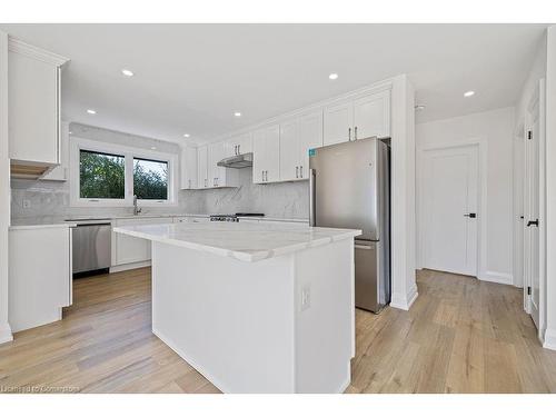 583 Britannia Avenue, Hamilton, ON - Indoor Photo Showing Kitchen With Upgraded Kitchen