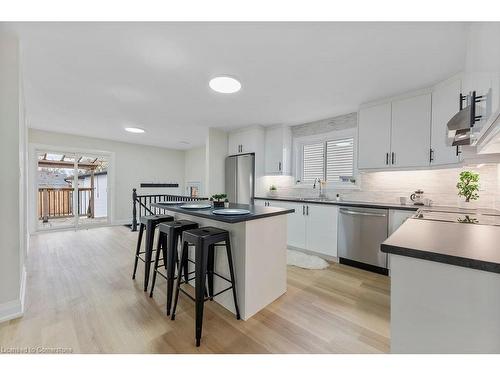 295 Glennie Avenue, Hamilton, ON - Indoor Photo Showing Kitchen With Stainless Steel Kitchen