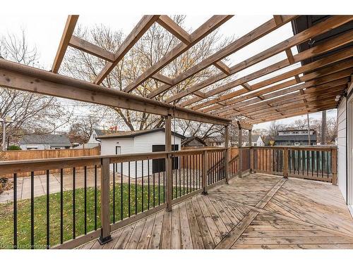 295 Glennie Avenue, Hamilton, ON - Outdoor With Deck Patio Veranda With Exterior