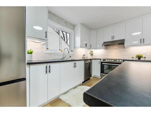 295 Glennie Avenue, Hamilton, ON - Indoor Photo Showing Kitchen With Stainless Steel Kitchen With Upgraded Kitchen