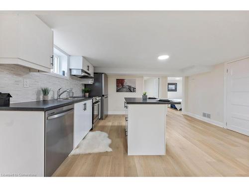 295 Glennie Avenue, Hamilton, ON - Indoor Photo Showing Kitchen With Stainless Steel Kitchen