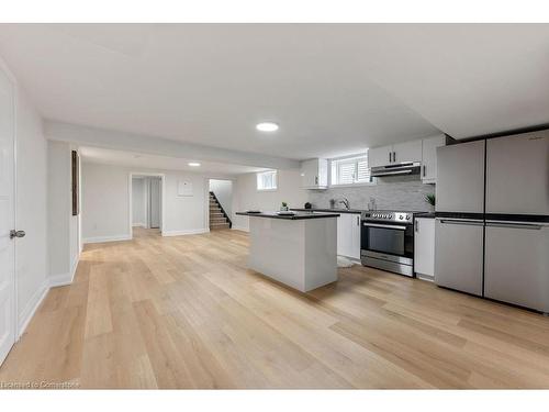 295 Glennie Avenue, Hamilton, ON - Indoor Photo Showing Kitchen With Stainless Steel Kitchen