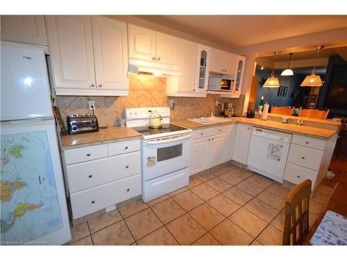 25 Chatham Street, Hamilton, ON - Indoor Photo Showing Kitchen With Double Sink