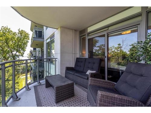 510-3500 Lakeshore Road W, Oakville, ON - Outdoor With Balcony With Exterior