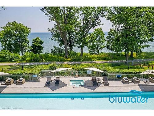 510-3500 Lakeshore Road W, Oakville, ON - Outdoor With In Ground Pool