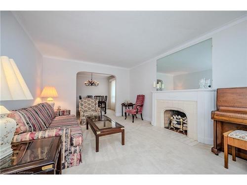 26 Reid Manor, Toronto, ON - Indoor Photo Showing Living Room With Fireplace