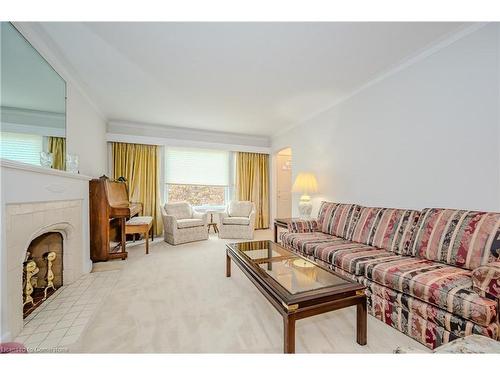 26 Reid Manor, Toronto, ON - Indoor Photo Showing Living Room With Fireplace