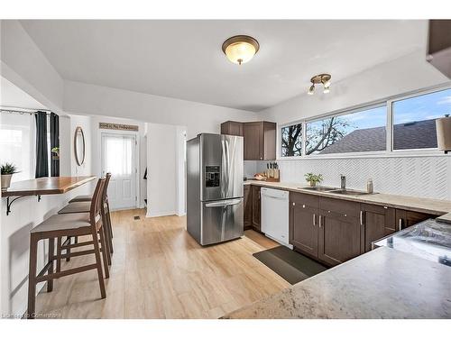 787 Upper Ottawa Street, Hamilton, ON - Indoor Photo Showing Kitchen With Double Sink