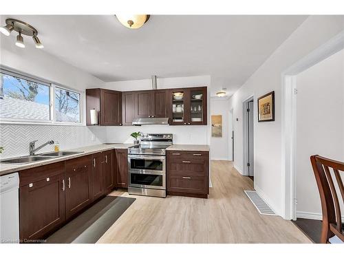 787 Upper Ottawa Street, Hamilton, ON - Indoor Photo Showing Kitchen With Double Sink