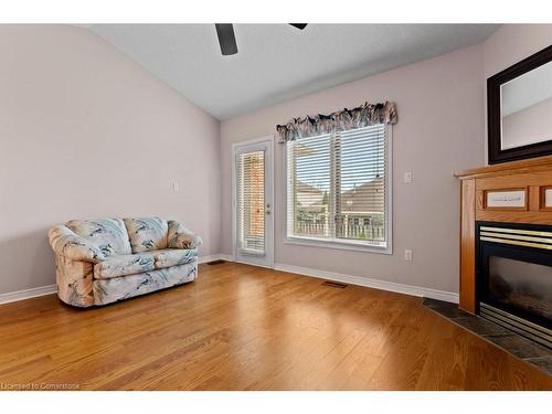 107 Dorchester Drive, Grimsby, ON - Indoor Photo Showing Living Room With Fireplace