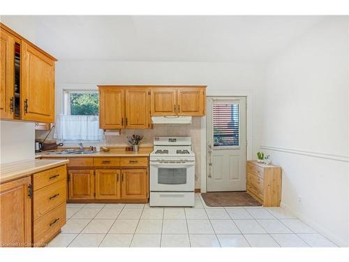 528 Hughson Street N, Hamilton, ON - Indoor Photo Showing Kitchen With Double Sink