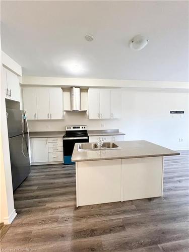 160 Sonoma Lane, Stoney Creek, ON - Indoor Photo Showing Kitchen With Double Sink