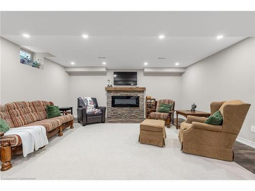 35 Oldmill Road, Ancaster, ON - Indoor With Fireplace